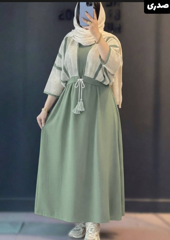 ست کت سارافون زنانه آرینا k - جنس درجه یک - آروما فشن