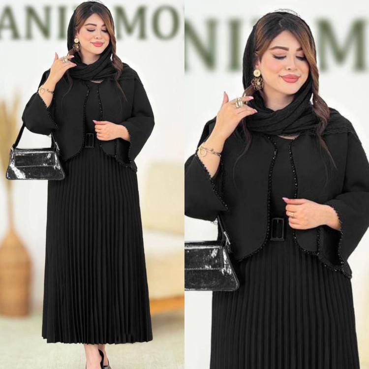 کت وسارفون زنانه مدل زیره ✨جنس کت مازراتی با کیفیت اعلا سارافون جنس کرپ اندونزی درجه ۱ ✅با بهترین کیفیت مستقیما از تولیدی(فروش تک و عمده آرومافشن)