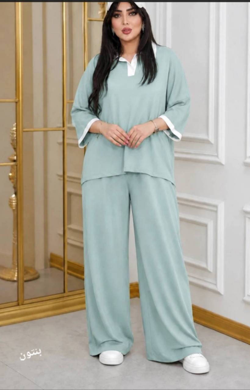 ست پلوشرت شلوار زنانه naz ✅️جنس مازراتی درجه ی 1✅ با لطافت بالا و بهترین کیفیت مستقیم از تولیدی( فروش تک وعمده در آروما فشن)