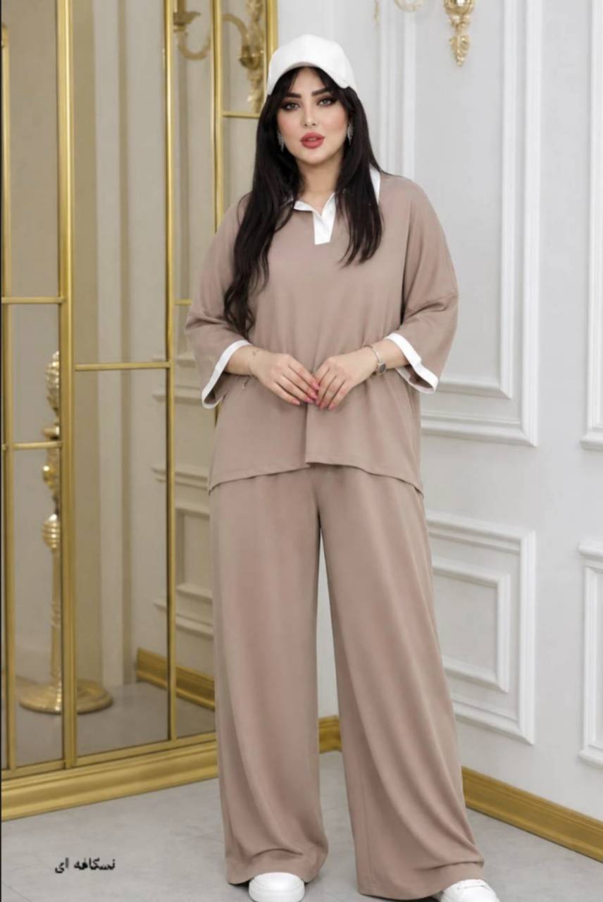 ست پلوشرت شلوار زنانه naz ✅️جنس مازراتی درجه ی 1✅ با لطافت بالا و بهترین کیفیت مستقیم از تولیدی( فروش تک وعمده در آروما فشن)