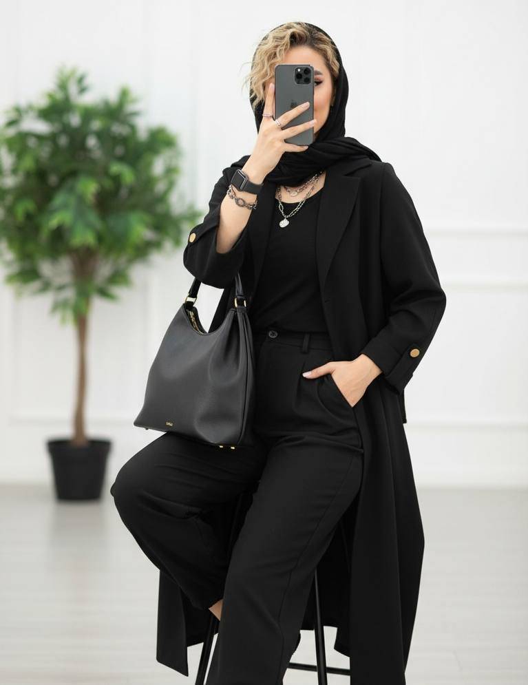 مانتو بلند زنانه مدل مه گل rash✅ جنس کرپ مازراتی  درجه ۱✅ با بهترین کیفیت  مستقیم از تولیدی (فروش تک و عمده)
