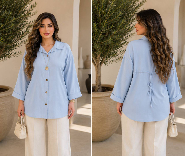 شومیز زنانه مدل تنسل پری tet1✅️جنس تنسل پری درجه 1✅️ با بهترین کیفیت مناسب فصل مستقیما از تولیدی (فروش تک و عمده آرومافشن)