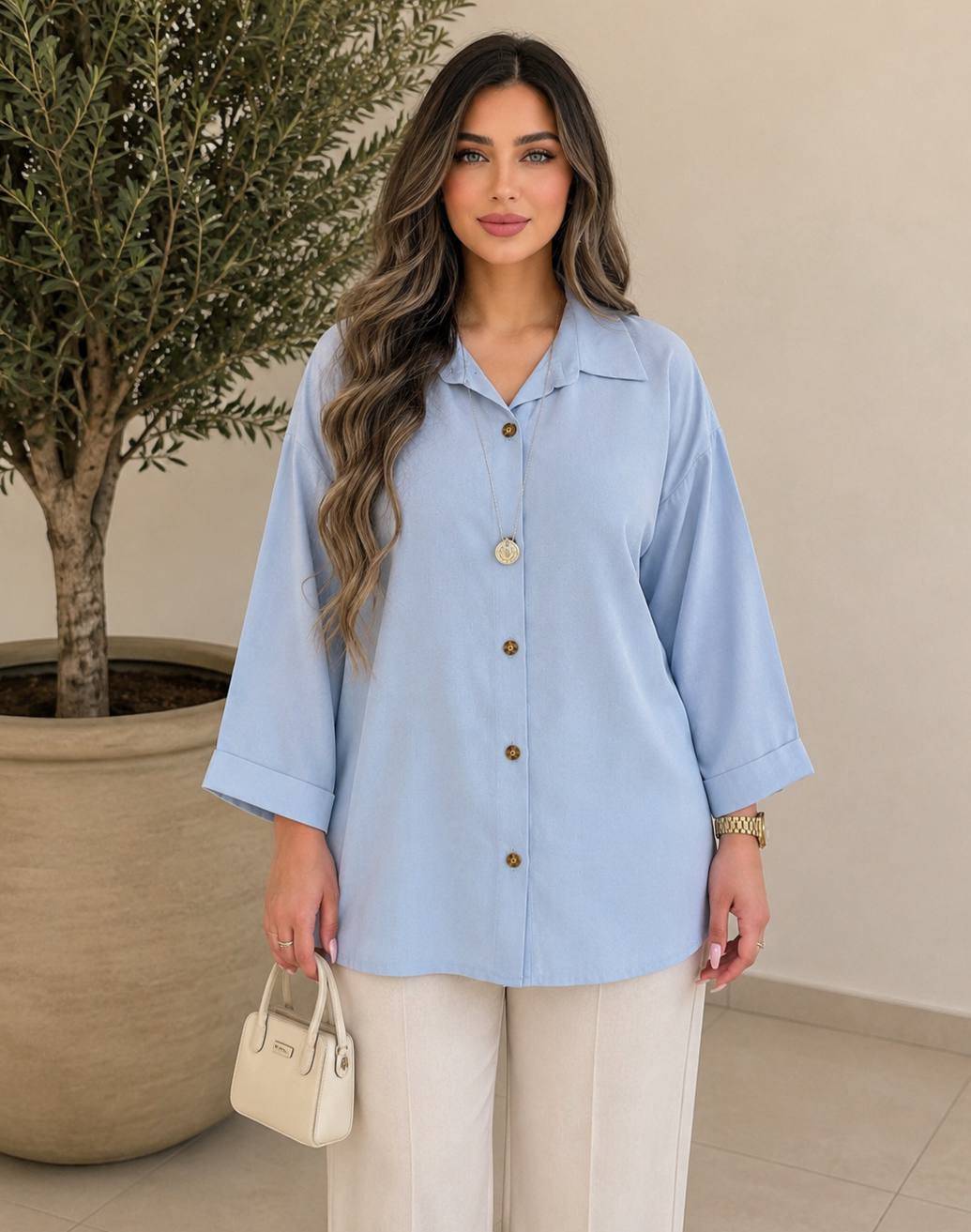 شومیز زنانه مدل تنسل پری tet1✅️جنس تنسل پری درجه 1✅️ با بهترین کیفیت مناسب فصل مستقیما از تولیدی (فروش تک و عمده آرومافشن)