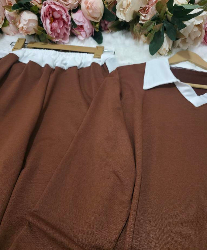 ست بلوز شلوار زنانه مدل پاپیونی آوینا mod✅️جنس گلکسی نخ پنبه درجه ی 1 ✅با لطافت بالا و بهترین کیفیت مستقیما از تولیدی (فروش تک و عمده آرومافشن)