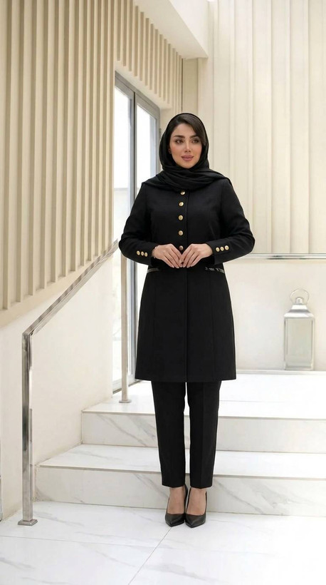 مانتو شلوار زنانه مدل اداری دیانا rad🌱جنس بزیاق ترک اعلاء درجه 1 ✅ با بهترین کیفیت مستقیما از تولیدی (فروش تک وعمده در آروما فشن)