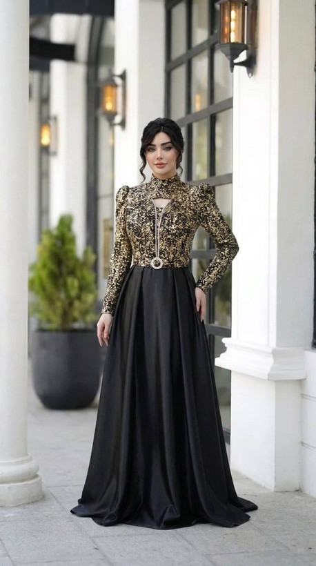 لباس مجلسی شیک زنانه مدل سیندرلا atlas 🌟جنس ساتن ال ایکس و شاین درجه ۱ ✅بسیار باکیفیت 💎 مناسب مجالس و مهمانی های خاص مستقیما از تولیدی( فروش تک و عمده آرومافشن )