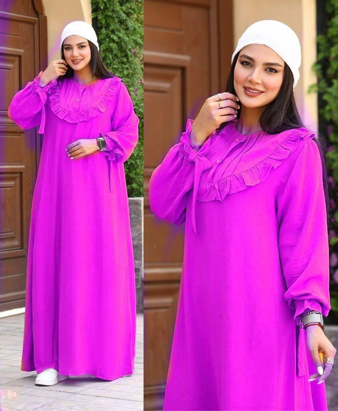 پیراهن بلند زنانه کفتان پر گلek✅️ جنس الیزه درجه یک✅️ با بهترین کیفیت مستقیما از تولیدی( فروش تک و عمده آرومافشن )