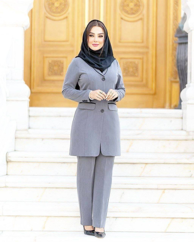 ست کت شلوار زنانه مدل نامیه ek ✅جنس پرشیا دو نخ درجه 1✅ با بهترین کیفیت مستقیم از تولیدی (فروش تک وعمده در آروما فشن)