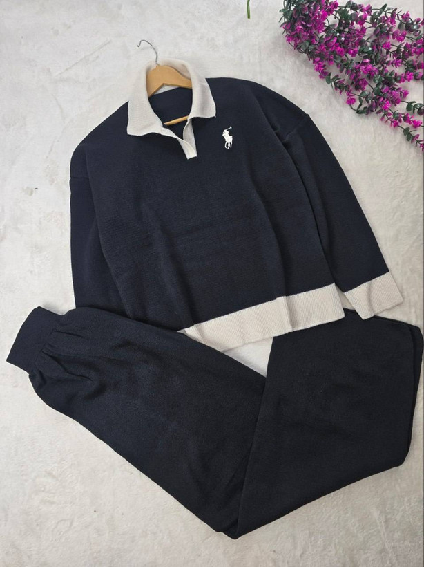 ست بافت زنانه مدل POLO✅جنس بافت درجه ۱ ✅ st با بهترین کیفیت مستقیما از تولیدی(فروش تک و عمده آرومافشن)
