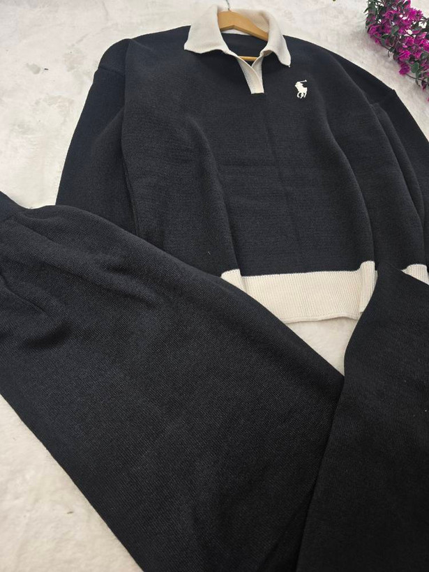 ست بافت زنانه مدل POLO✅جنس بافت درجه ۱ ✅ st با بهترین کیفیت مستقیما از تولیدی(فروش تک و عمده آرومافشن)