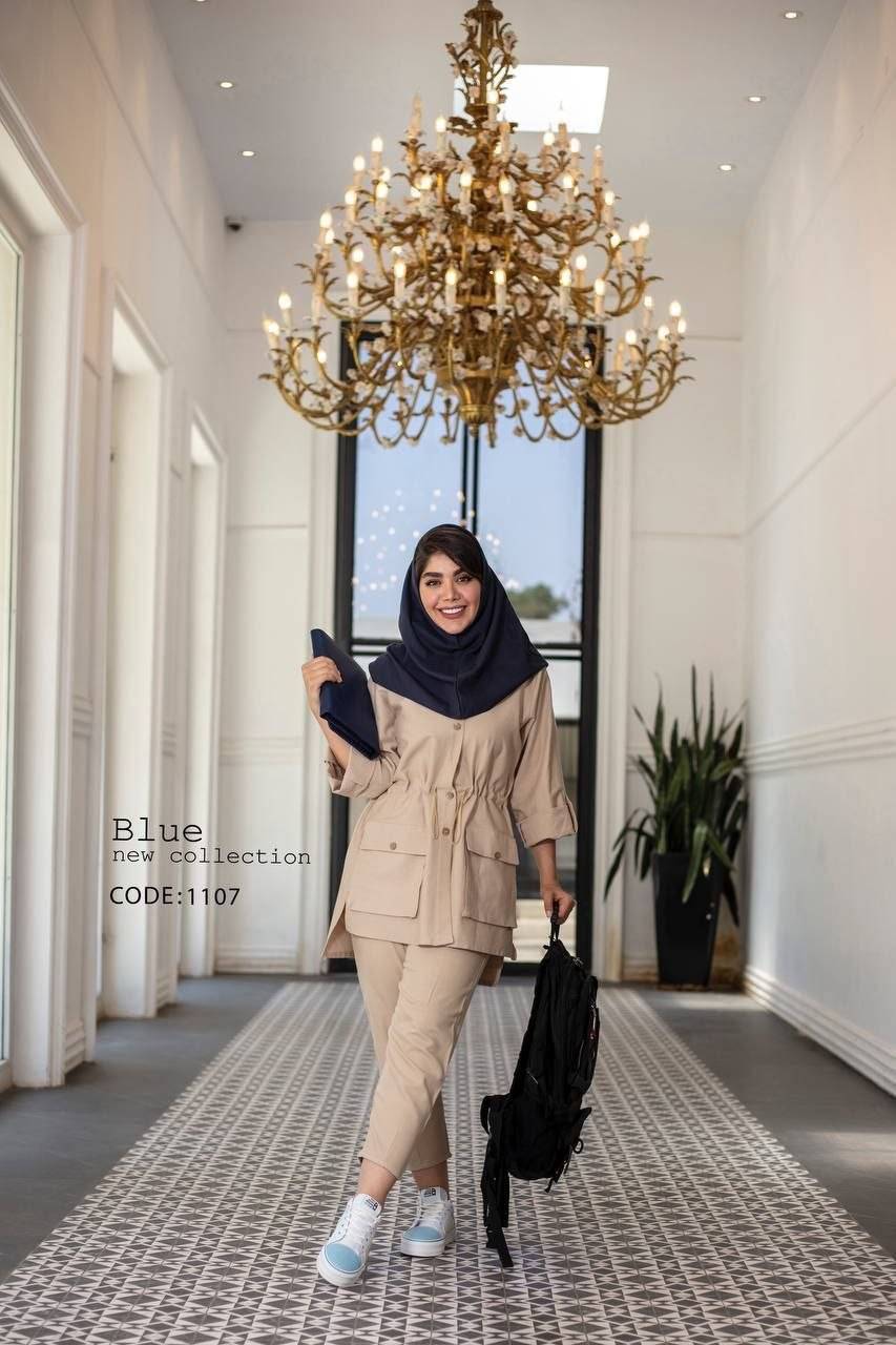 مانتو زنانه دانشجویی مدل هما shad ✅جنس کتان کجراه اعلا درجه 1✅ با بهترین کیفیت مستقیما از تولیدی (فروش تک و عمده آرومافشن)