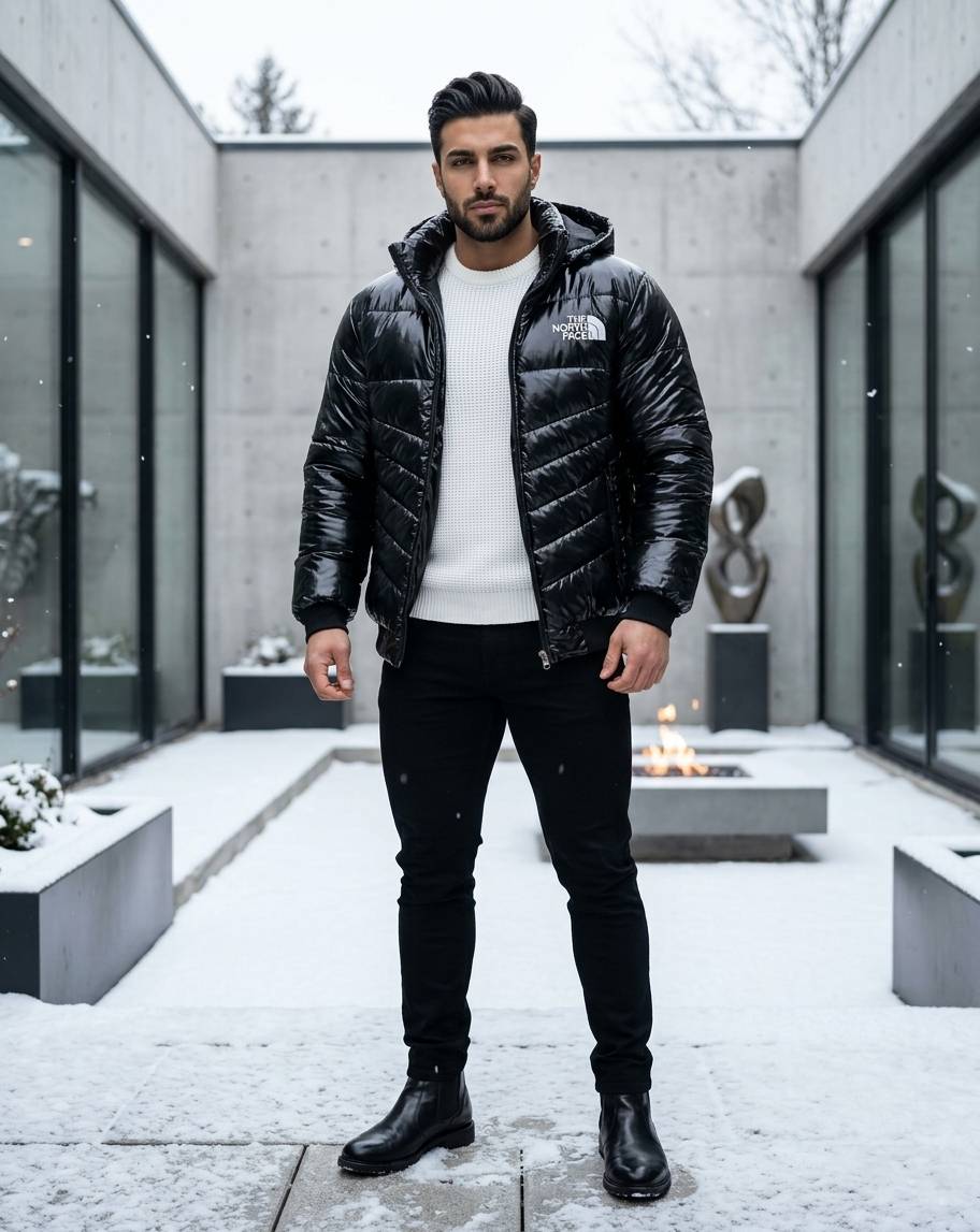 کاپشن 🔥گرم و ضدآب مردانه ❄️جنس سیلیکونی waterproof درجه ۱ ✅ apa با بهترین متریال خرید مستقیم از تولیدی آرومافشن( تک و عمده)
