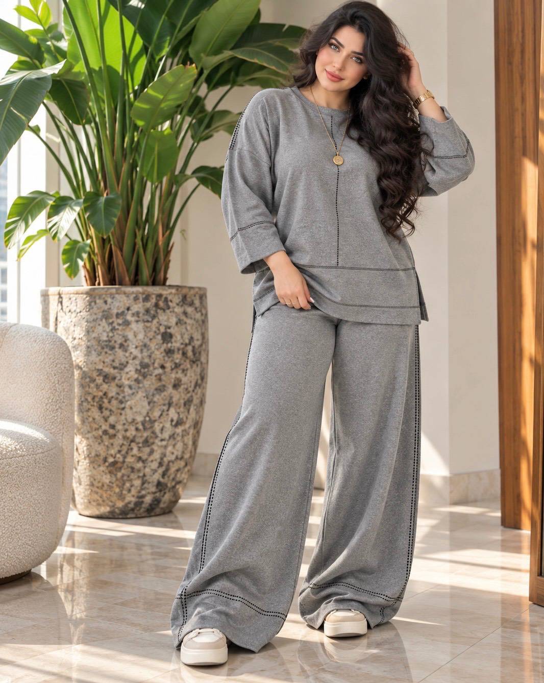 ست بافت دو تیکه گرم ،شیک و ترند زنانه ❄️جنس بافت دو لایه درجه ۱ ✅tet2با بهترین کیفیت مستقیما از تولیدی(فروش تک و عمده آرومافشن)