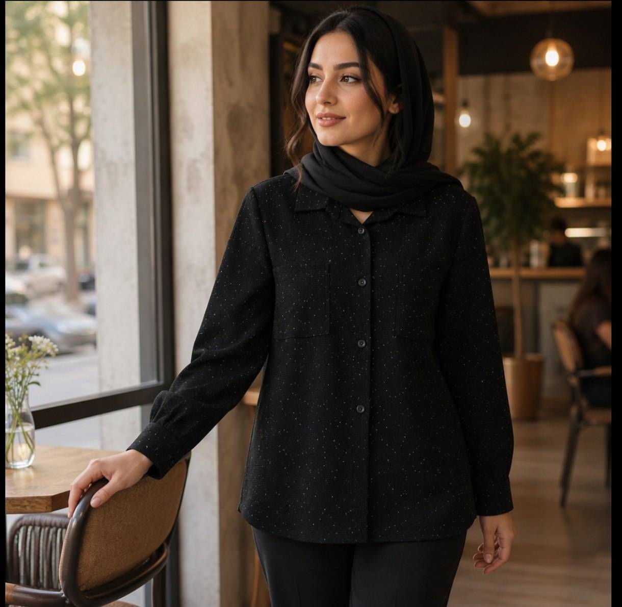 شومیز مانتویی شیک زیبا و ترند زنانه مدل ترانه 308 lady✅ جنس السا درجه 1 ✅ با بهترین کیفیت مستقیما از تولیدی (فروش تک و عمده آرومافشن)